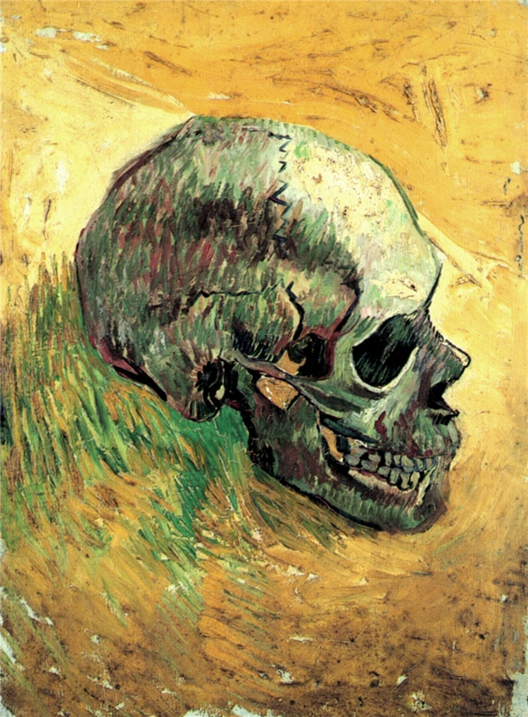 Skull Vincent Willem Van Gogh Oil Painting